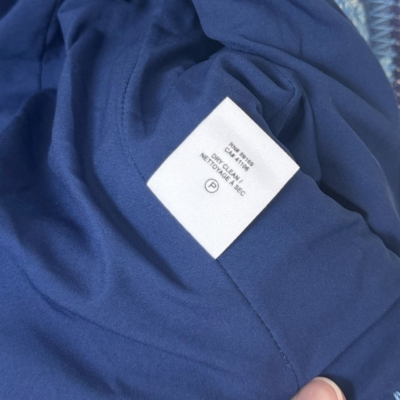 10‎ Crosby Derek Lam Aster Quilted Jacket 10 Blue Floral Crochet Coastal Prep - Picture 9 of 11